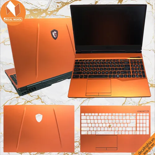 Aluminum dán laptop MSI GL65