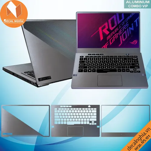 Aluminum dán laptop Asus Zephyrus GA401