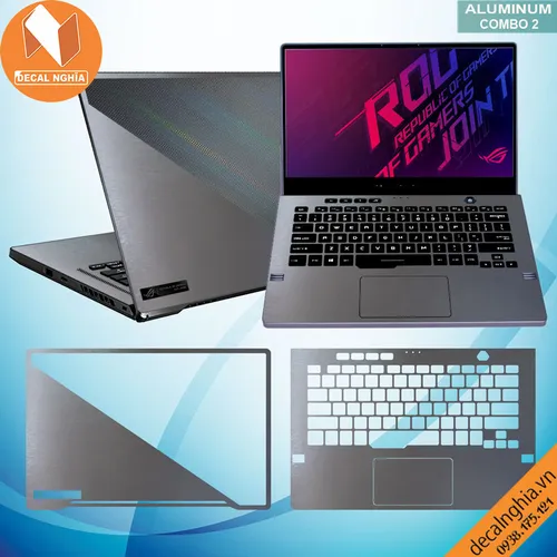 Aluminum dán laptop Asus Zephyrus GA401