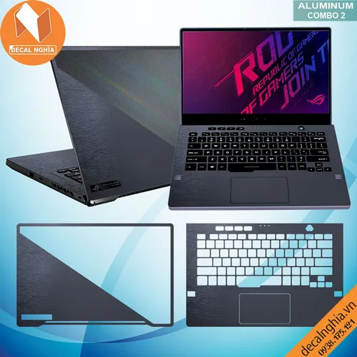 Aluminum dán laptop Asus Zephyrus GA401