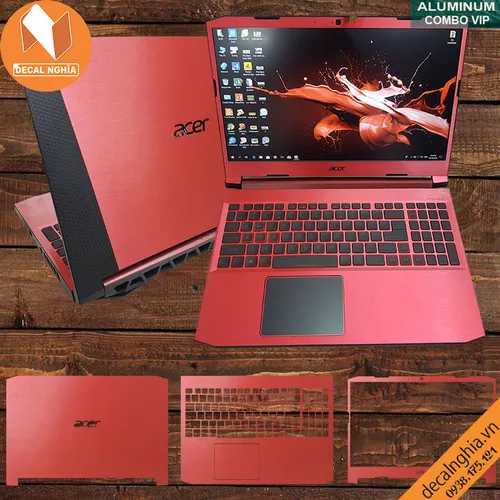 Aluminum dán laptop Acer Nitro 5 AN515