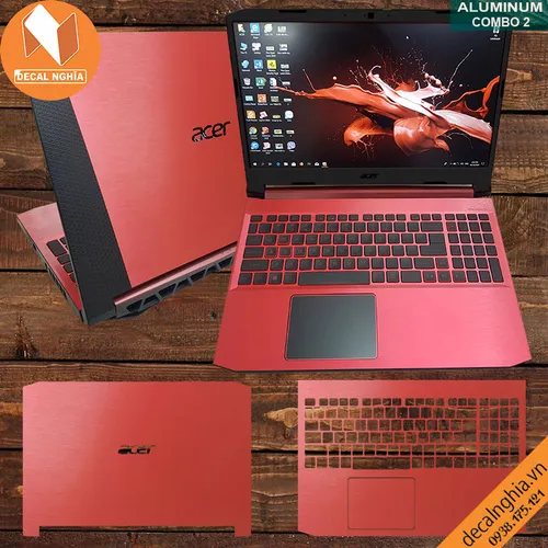 Aluminum dán laptop Acer Nitro 5 AN515