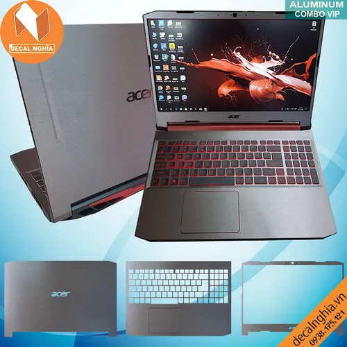 Aluminum dán laptop Acer Nitro 5 AN515