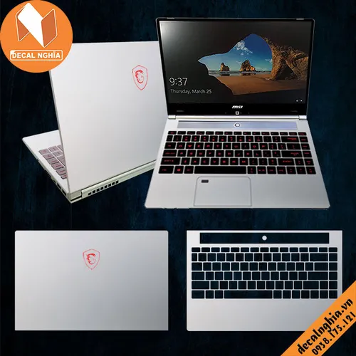 Aluminum dán laptop MSI 15 A10M 