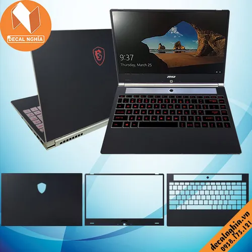 Aluminum dán laptop MSI 15 A10M 