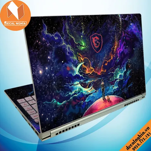 Aluminum skin dán laptop MSI PS42