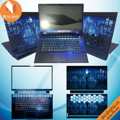 Aluminum Skin dán Laptop Alienware M15R2