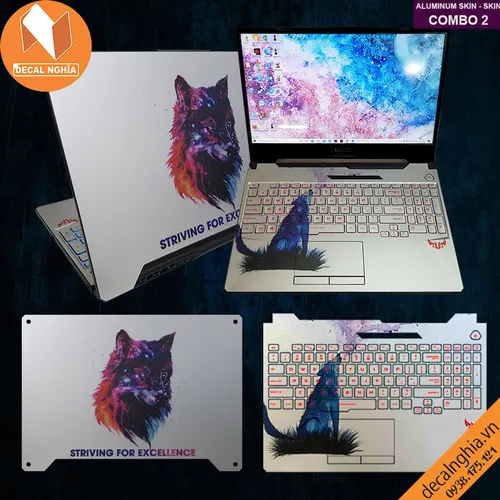 Aluminum skin dán laptop Asus TUF A17 FA706L