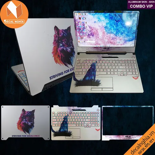 Aluminum skin dán laptop Asus TUF A17 FA706L