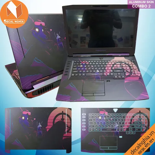 Aluminum skin dán laptop Acer Predator 17X