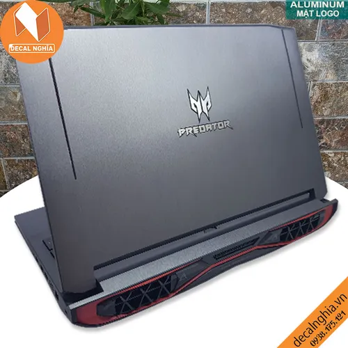 Aluminum dán laptop Acer Predator 17X