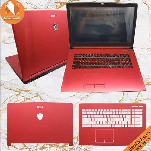 Aluminum dán laptop MSI GE72 Apache Pro
