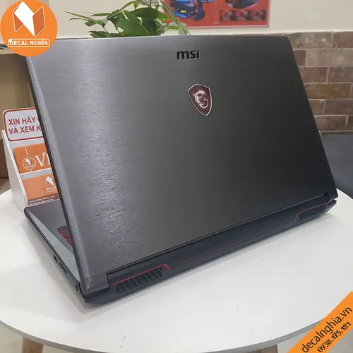 Aluminum dán laptop MSI GE72 Apache Pro