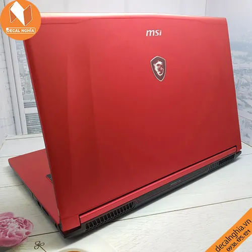 Aluminum dán laptop MSI GE72 Apache Pro