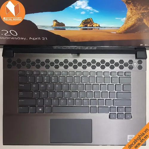 Aluminum dán Laptop Alienware M15R3