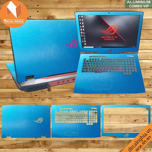 Aluminum dán laptop Asus Rog G703G