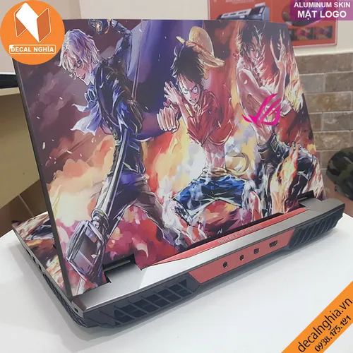 Aluminum skin dán laptop Asus Rog G703G