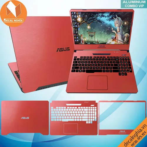 Aluminum dán laptop Asus FX705