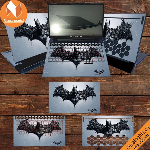 Aluminum Skin dán Laptop Alienware M17R4