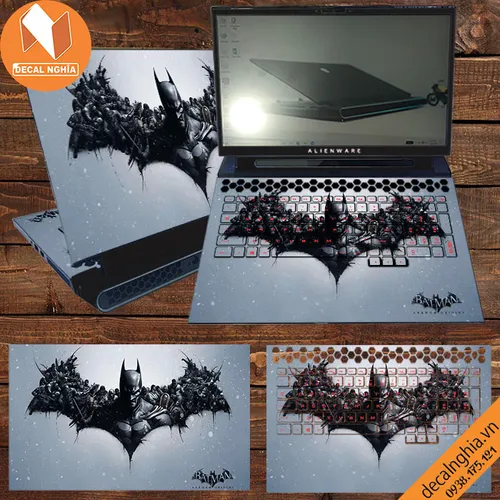 Aluminum Skin dán Laptop Alienware M17R4