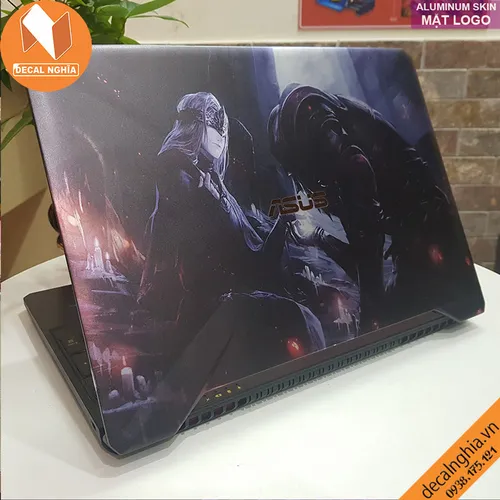 Aluminum skin dán laptop Asus FX505