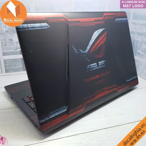 Aluminum skin dán laptop Asus Rog GL753V
