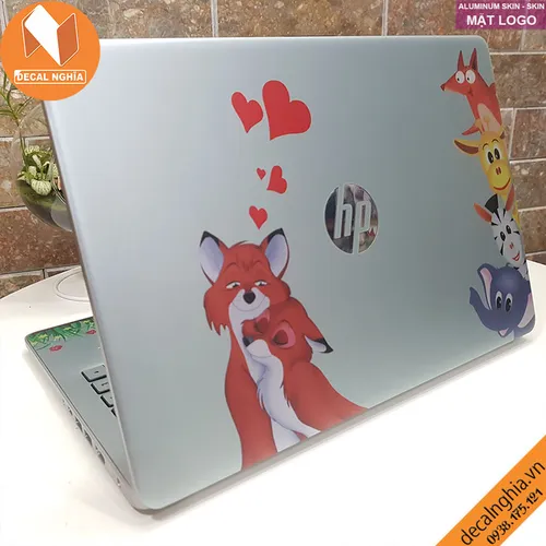 Skin dán laptop HP 340S - CNC cắt máy chuẩn từng chi tiết