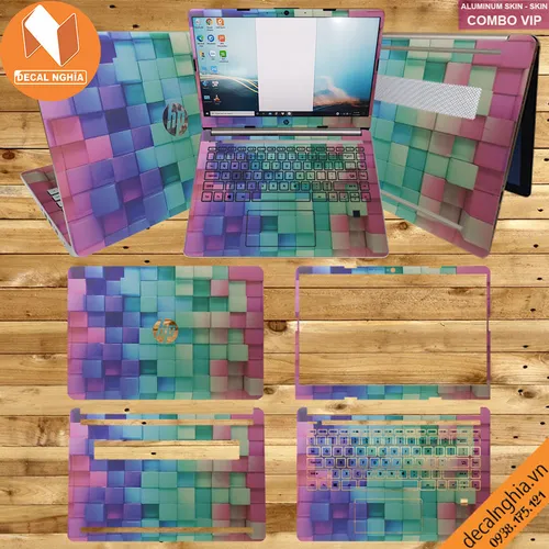 Skin dán laptop HP 340S - CNC cắt máy chuẩn từng chi tiết