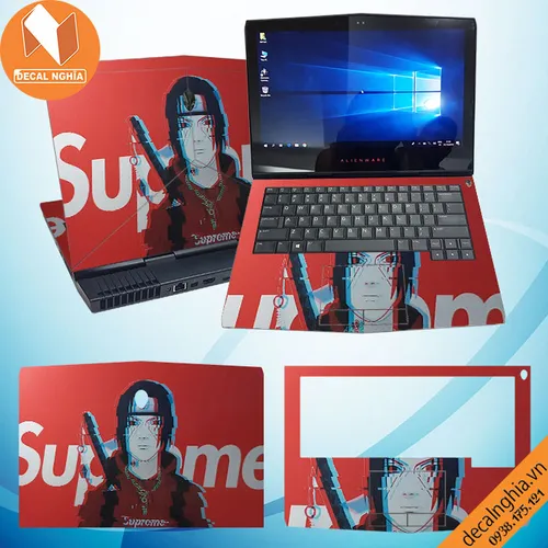 Aluminum Skin dán Laptop Alienware 13R3