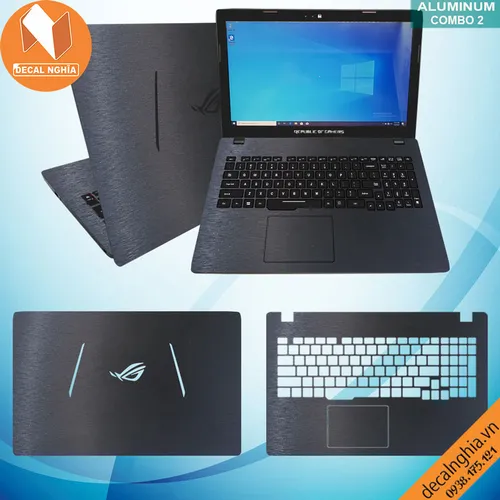 Aluminum dán laptop Asus Rog GL553VD