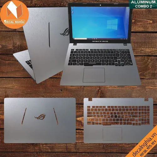 Aluminum dán laptop Asus Rog GL553VD