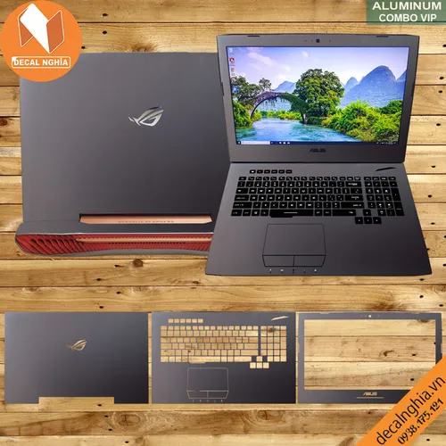Aluminum dán laptop Asus G752V
