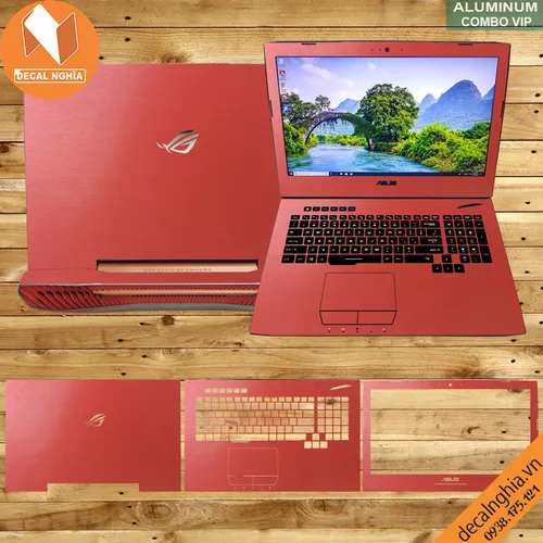 Aluminum dán laptop Asus G752V