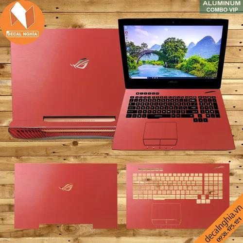 Aluminum dán laptop Asus G752V