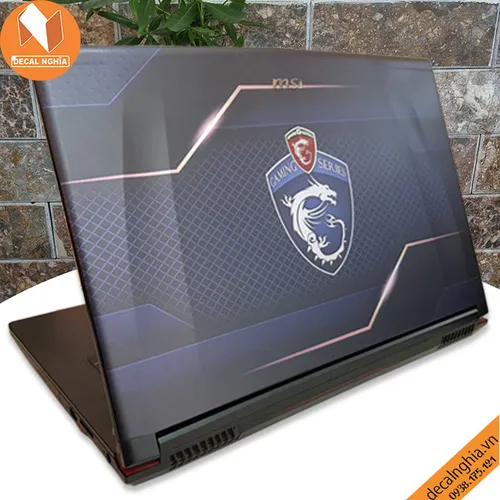 Aluminum skin dán laptop MSI GP62