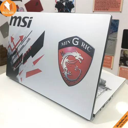 Aluminum skin dán laptop MSI 14 B11M
