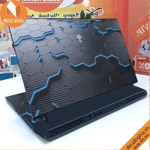 Aluminum Skin dán Laptop Alienware M17R4