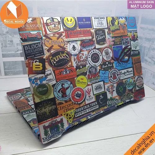 Aluminum skin dán laptop Asus Zephyrus GA502D