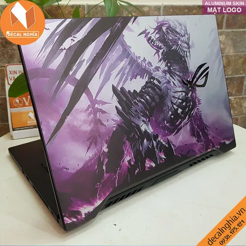 Aluminum skin dán laptop Asus Zephyrus GA502D