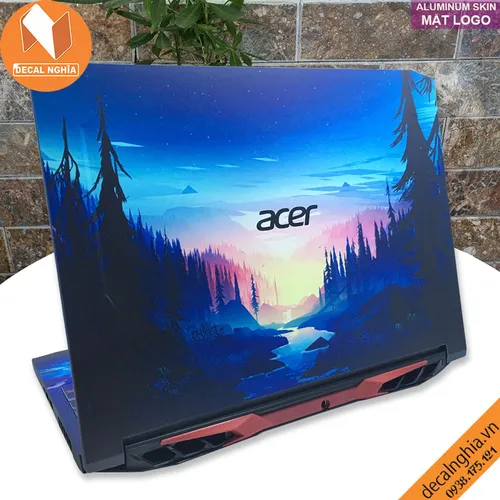 Aluminum skin dán laptop Acer Nitro 7 AN715-51