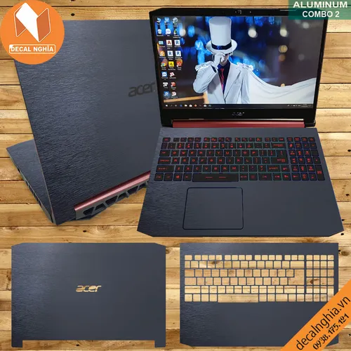 Aluminum dán laptop Acer Nitro 7 AN715-51