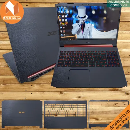Aluminum dán laptop Acer Nitro 7 AN715-51