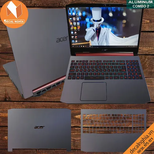 Aluminum dán laptop Acer Nitro 7 AN715-51