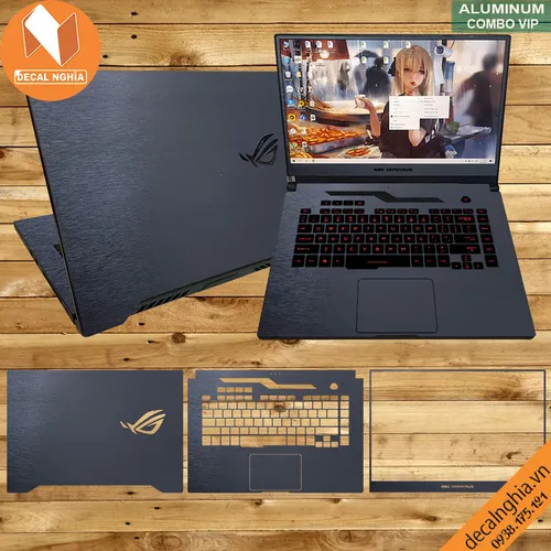 Aluminum dán laptop Asus Zephyrus GA502D