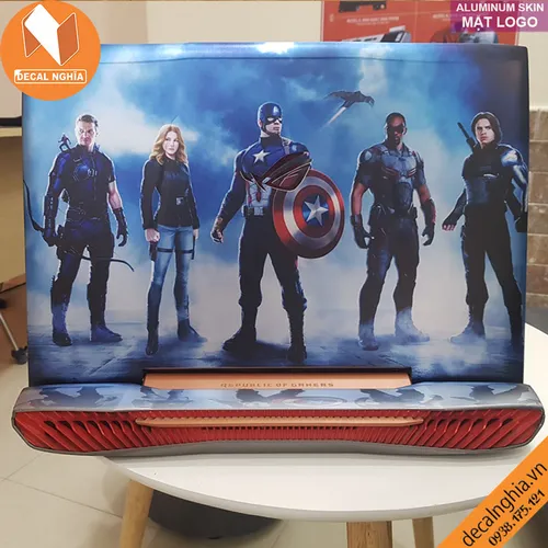 Aluminum skin dán laptop Asus G752V