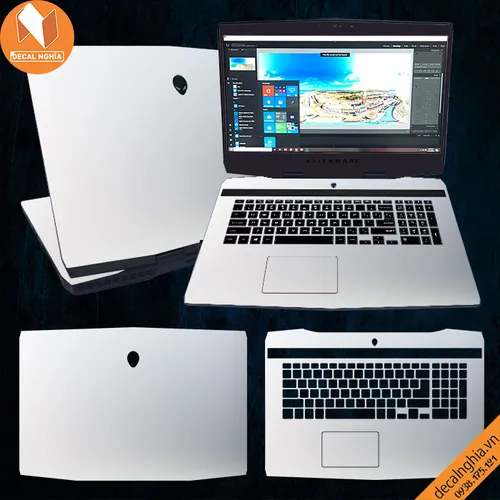 Aluminum dán Laptop Alienware M17