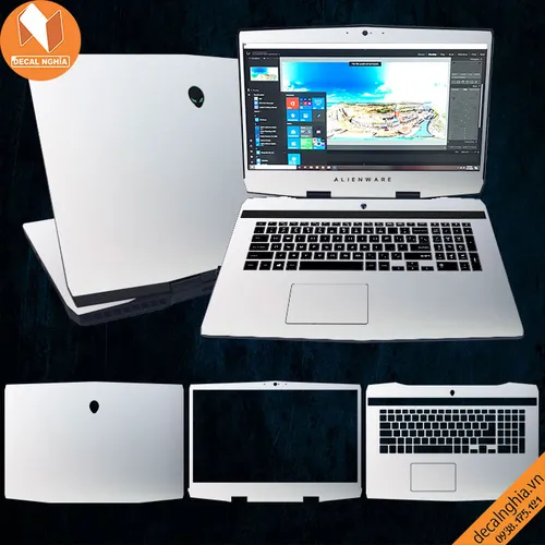 Aluminum dán Laptop Alienware M17