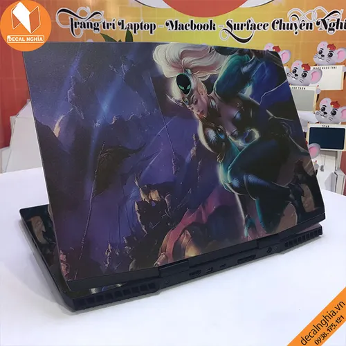 Aluminum Skin dán Laptop Alienware M17
