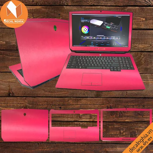 Aluminum dán Laptop Alienware 17