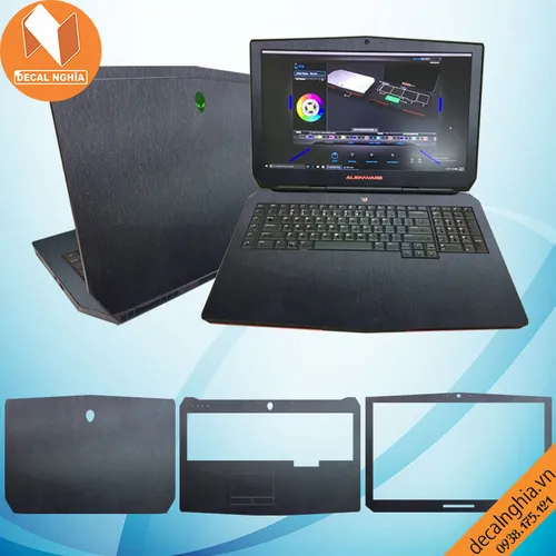 Aluminum dán Laptop Alienware 17